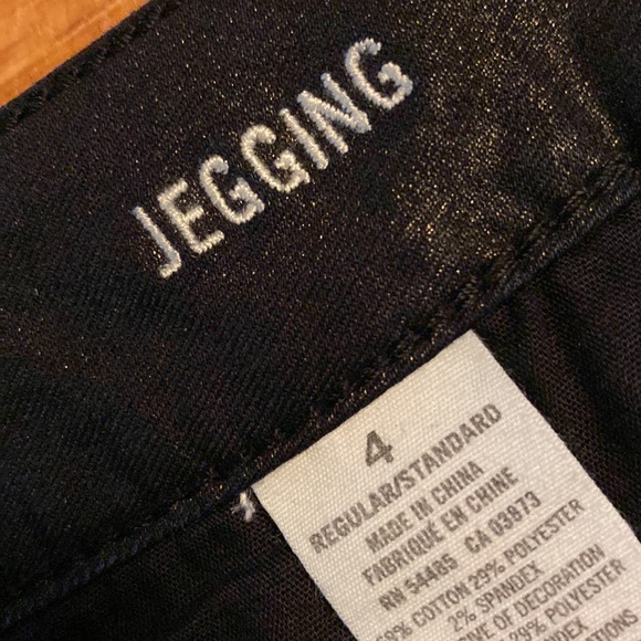 NWOT AMERICAN EAGLE shimmer jeggings size women’s 4 - Picture 11 of 11